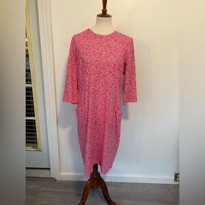 J. McLaughlin XL Pink Patterned Women's Dress
